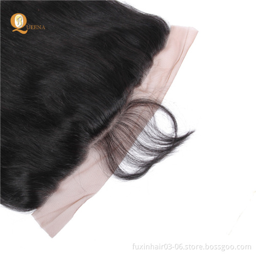 13x4 Lace Frontal Closure Free Part Virgin Remy Human Hair Straight Human Hair Dubai